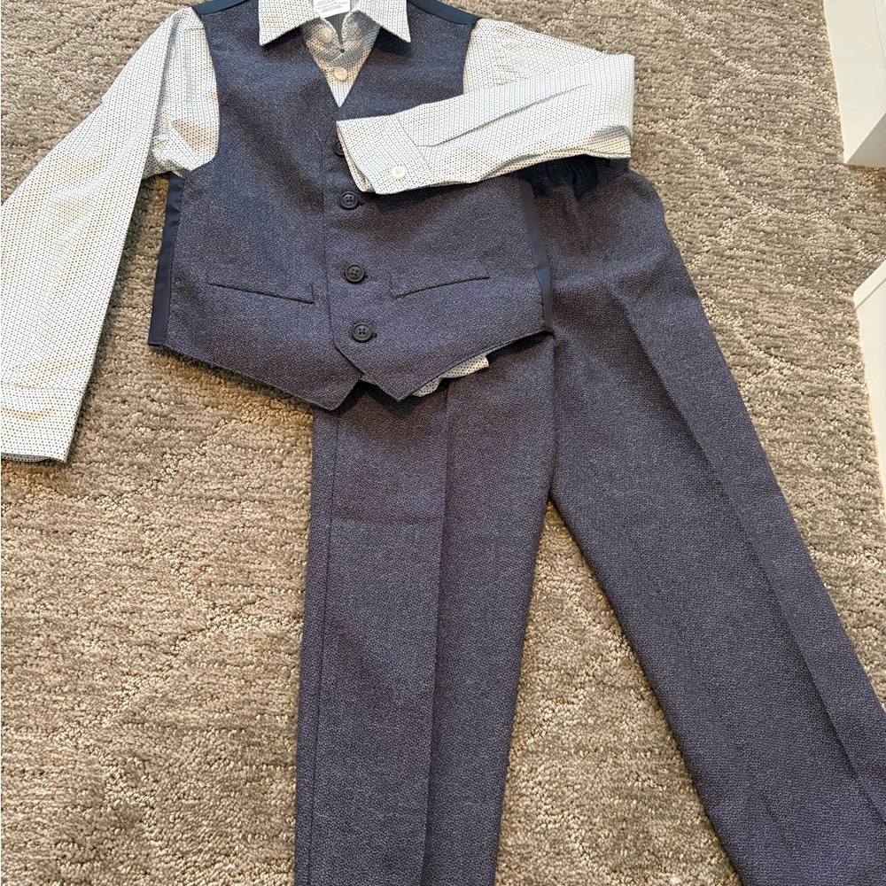 Van Heusen Navy Kids Vest Set